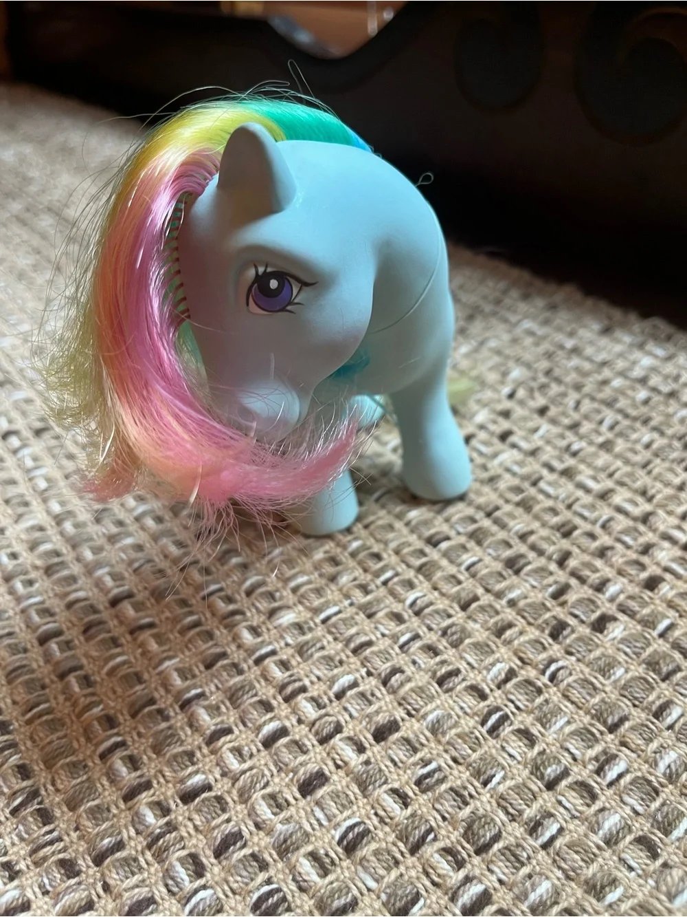 Vintage My Little Pony So Soft Best Wishes Glory Birthflower Sunlight Rainbow